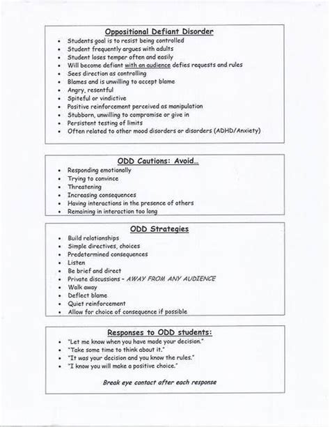 odd classroom strategies|Evidence.